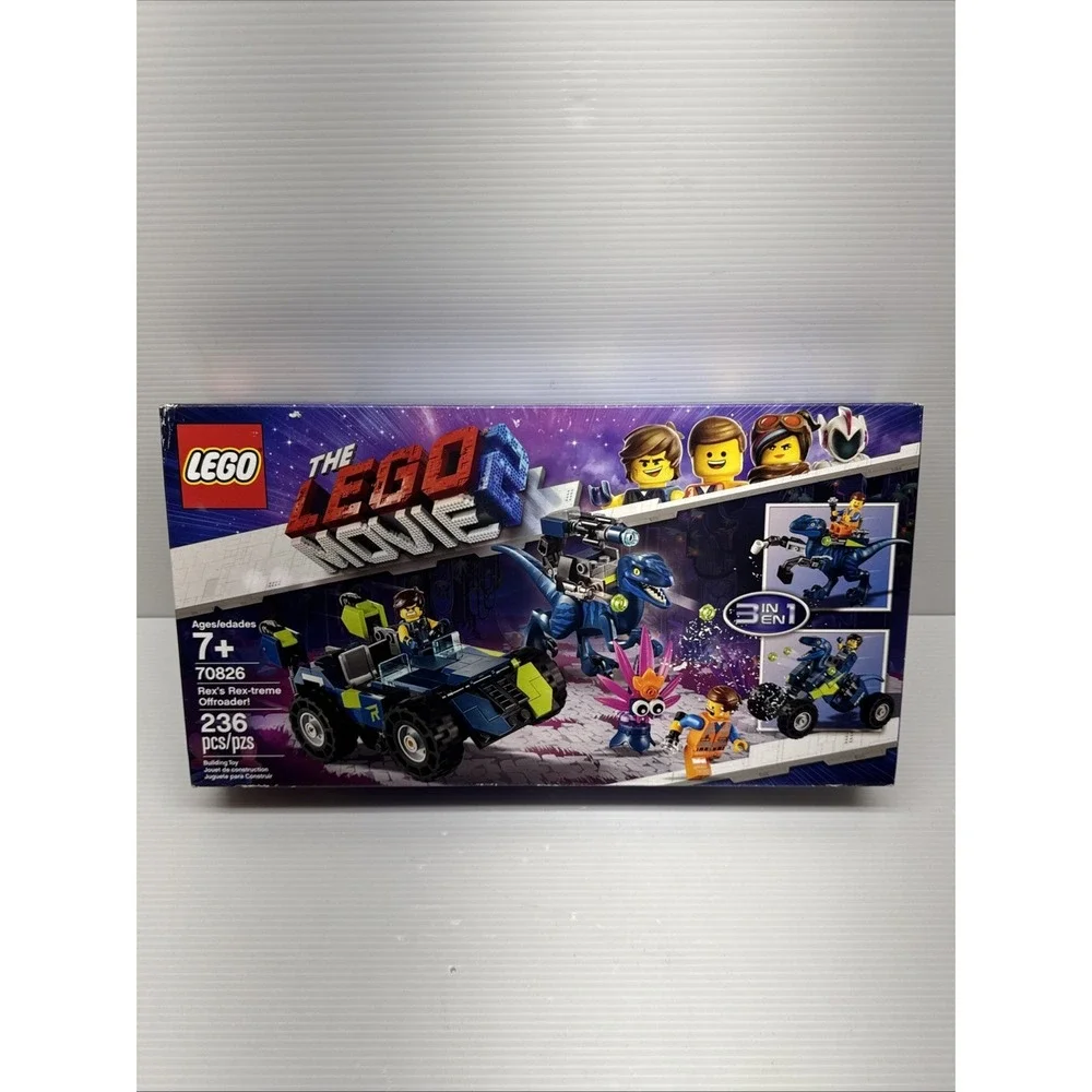 LEGO The LEGO Movie 2, Rex's Rex-treme Offroader 70826, new in box, sealed, 2019